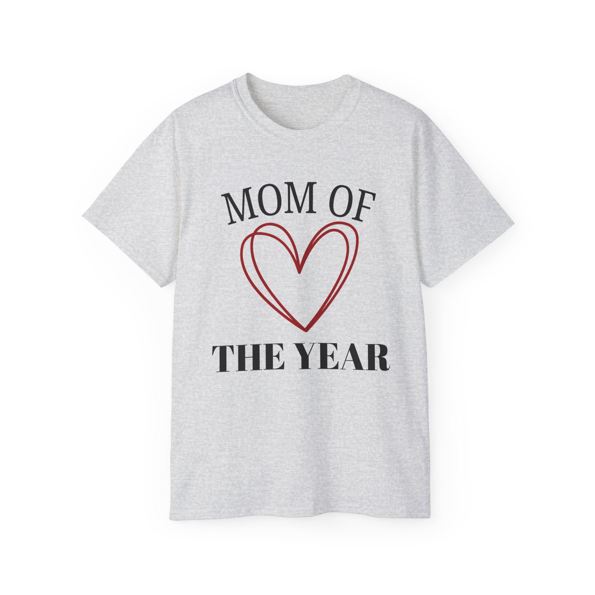 Mom of the Year heart design T-Shirt | Mother's Day tee