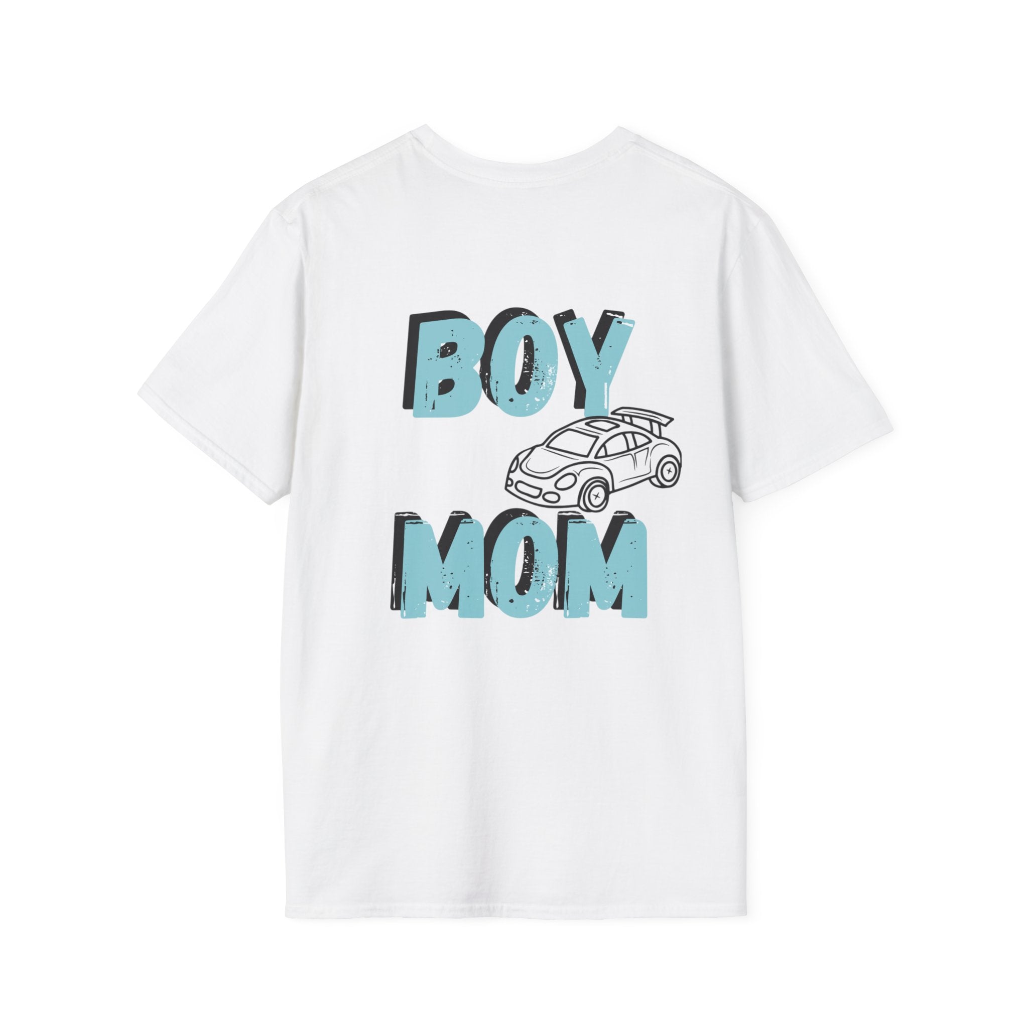 Boy Mom Car T-Shirt | Mom Tee with Car Graphic