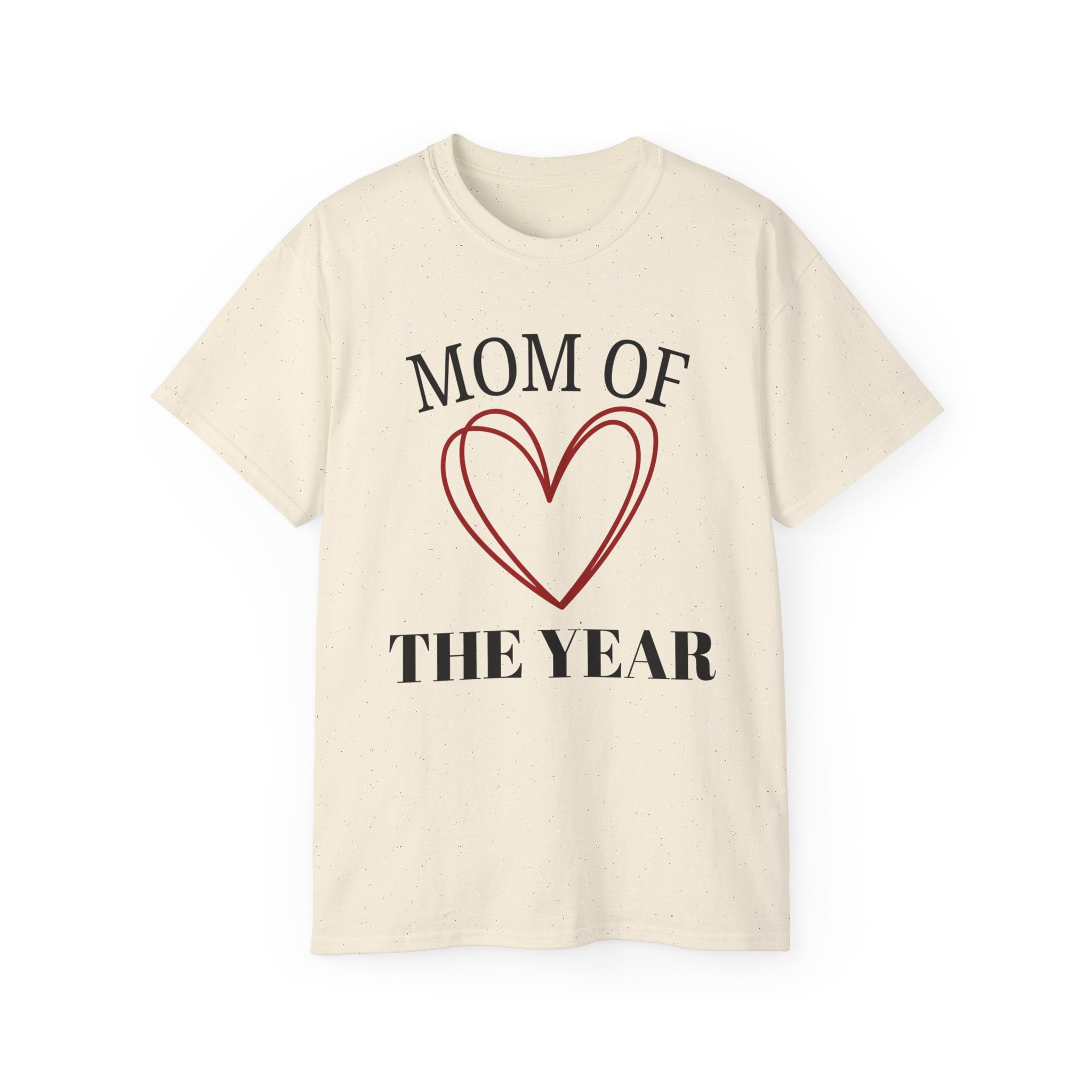 Mom of the Year heart design T-Shirt | Mother's Day tee