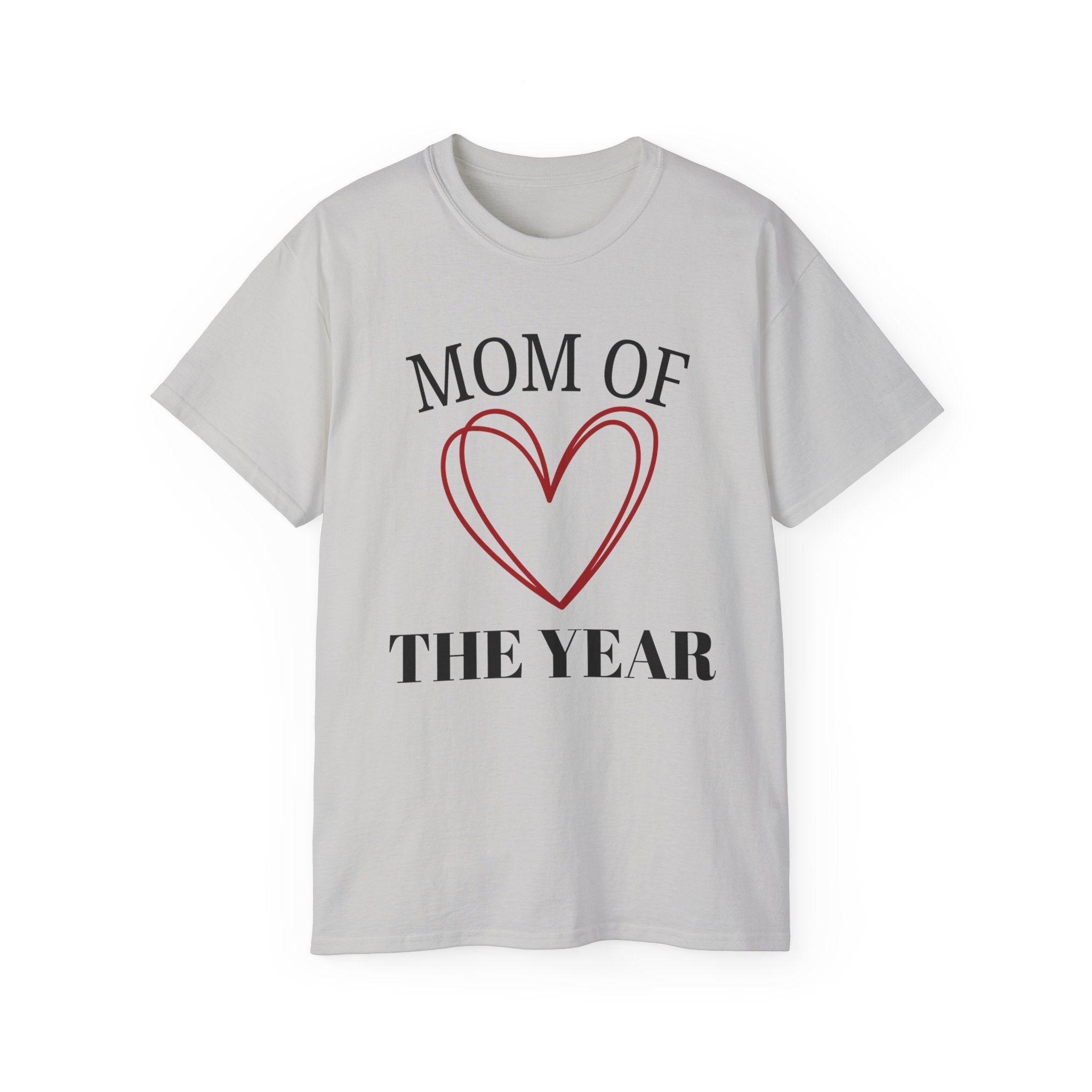 Mom of the Year heart design T-Shirt | Mother's Day tee