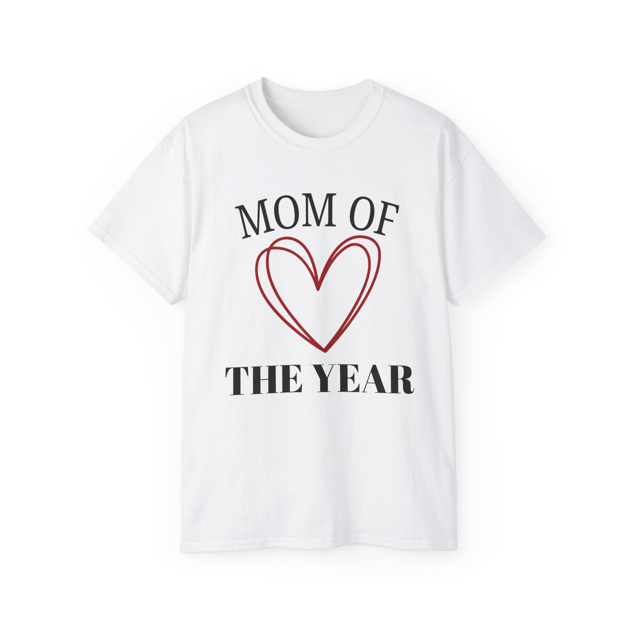 Mom of the Year heart design T-Shirt | Mother's Day tee